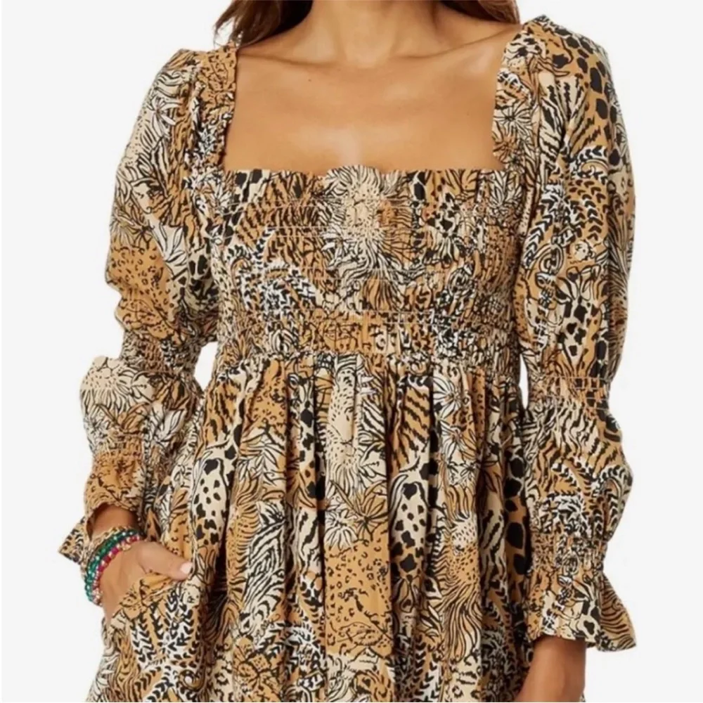 NWT Lilly Pulitzer Women's Beyonca Long Sleeve Dress large - Picture 2 of 8